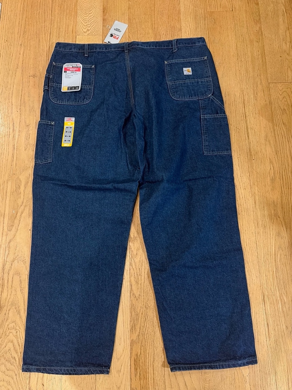 Carhartt FR CAT2 Flame Resistant 290-83 Men's 50x34 Carpenter Work Jeans NWT